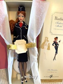 The Stewardess Silkstone Barbie 2006 Gold Label NRFB MINT