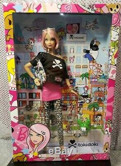 Tokidoki Barbie Doll With Bastardino 2011 Gold Label Mattel T7939 Mint Nrfb