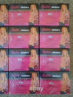 Topps Merlin Stickers Lot Barbie 16 Display Sealed Boxes 800 Packets 2005 Mattel