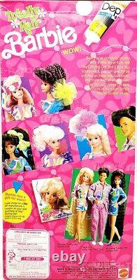 Totally Hair Barbie Doll Brunette 1991 Mattel No. 1117 NRFB