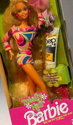 Totally hair Barbie Vintage Doll Mattel 1112 Mint In Box