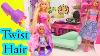 Twist Snap N Style 3 Princess Endless Hair Kingdom Mini Barbie Doll Cookieswirlc Unboxing Video