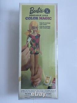 VERY RARE Vintage Colour Magic Barbie 2nd issue 1967 Cardboard Box NRFB MINT