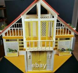 VINTAGE 1978 Yellow MATTEL BARBIE DREAM HOUSE A FRAME 1970's ORIGINAL