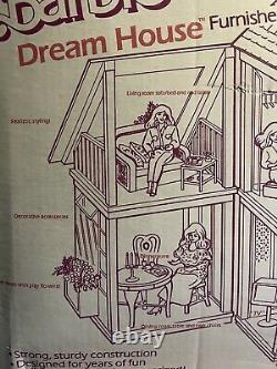 VINTAGE BARBIE DREAMHOUSE 1978 MATTEL FURNISHED! Mint IN BOX