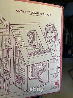 VINTAGE BARBIE DREAMHOUSE 1978 MATTEL FURNISHED! Mint IN BOX