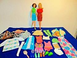 VINTAGE Barbie, BLONDE Francie & BRUNETTE Casey Dolls, Clothes & Access. Lot
