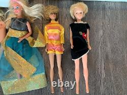 VINTAGE Huge Lot of 1960s Barbie Mod Doll Accessories Clothes Cases Barbies RARE