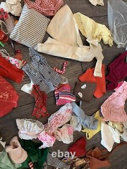 VINTAGE Huge Lot of 1960s Barbie Mod Doll Accessories Clothes Cases Barbies RARE