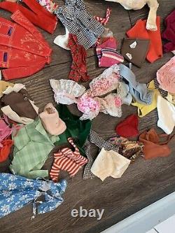 VINTAGE Huge Lot of 1960s Barbie Mod Doll Accessories Clothes Cases Barbies RARE