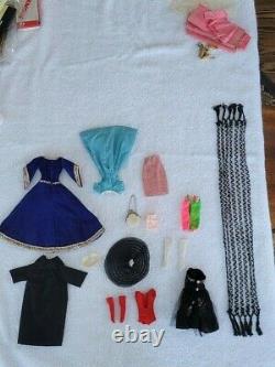 VINTAGE ORIGINAL (2) 1960's & (1) 1990's BARBIE DOLLS AND ACCESSORIES LOT