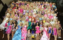 VINTAGE TO Contemporary Lot of 100 BARBIE DOLLS withKen. Includes all clothing