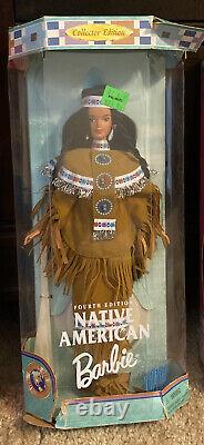 VTG 1990's Native American & American Indian Barbie Doll Lot NIB LOT Of 9