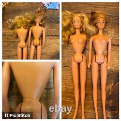 VTG LOT Barbie Ken Skipper Kelly Dolls Mattel 70s 80s 90s Clothes 200+ Pieces