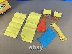 Vintage 1960's 1970's Barbie Ken Mixed Lot Dolls Clothing Country Camper Case