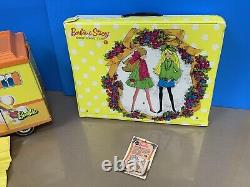 Vintage 1960's 1970's Barbie Ken Mixed Lot Dolls Clothing Country Camper Case