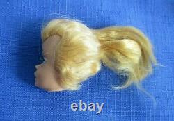 Vintage 1960's Barbie Midge Doll Head Wig Stands Face Molds Lot of 7 Hair