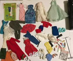 Vintage 1960s 1970s Barbie Lot Ken Ponytail Marlo Flip Malibu Clothes