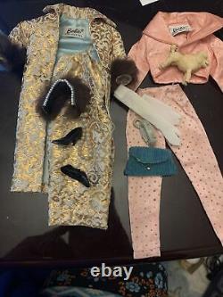 Vintage 1960s Barbie shoes, Evening Splendor Outfit Plus TLC Pearls, Purse Etc