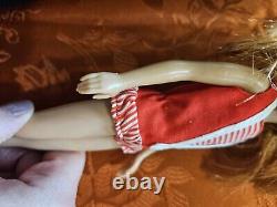 Vintage 1960s Mattel White Ginger Barbie Ken Skipper Straight Leg Japan Doll Lot