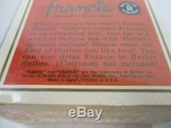 Vintage 1965 Barbie Friend Blonde Francie Twist Turn Doll New Mint Box Sealed