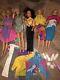 Vintage 1966 Barbie Doll Lot With 5 Barbies And Clothes