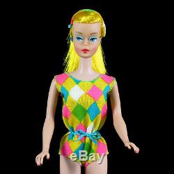 Vintage 1966 COLOR MAGIC BARBIE #1150 Golden Blonde / Scarlet Flame NEAR MINT