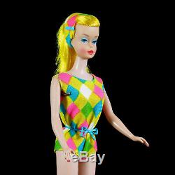 Vintage 1966 COLOR MAGIC BARBIE #1150 Golden Blonde / Scarlet Flame NEAR MINT