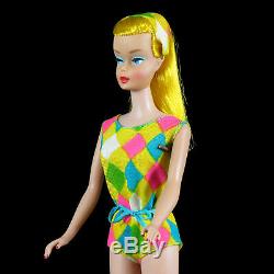 Vintage 1966 COLOR MAGIC BARBIE #1150 Golden Blonde / Scarlet Flame NEAR MINT