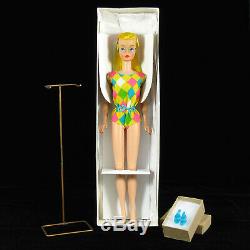 Vintage 1966 COLOR MAGIC BARBIE #1150 Golden Blonde / Scarlet Flame NEAR MINT