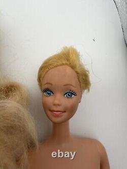 Vintage 1966 Mattel Barbie Dolls lot of 7