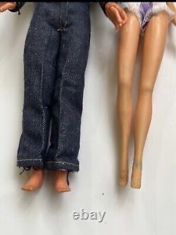 Vintage 1968 Ken 1966 Barbie TNT Blond Long Lash TNT Two Topper Dawns Dolls