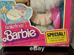 Vintage 1976 On Tour Ballerina Barbie Doll Mattel 9613 Mint Nrfb
