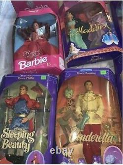 Vintage 1980-2000s Barbie Toy Dolls Disney Mattel Complete/loose Rare Lot Of 37