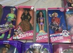 Vintage 1980-2000s Barbie Toy Dolls Disney Mattel Complete/loose Rare Lot Of 37