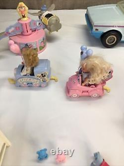 Vintage 1980s Heart Family Barbie Dolls And Accessories, Huge Lot