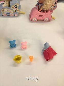 Vintage 1980s Heart Family Barbie Dolls And Accessories, Huge Lot