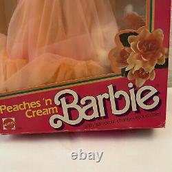 Vintage 1984 Peaches'n Cream Barbie Doll # 7926 New In Box Excellent