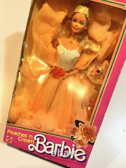Vintage 1984 Peaches n' Cream Barbie Doll Mattel 7926 Non-Mint Box NRFB