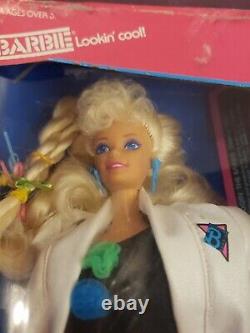 Vintage 1989 Mattel Barbie Dance Club Kayla 3512 Barbie 3509 & Ken 3511 NRFB