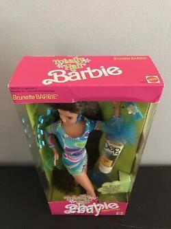 Vintage 1991 TOTALLY HAIR Barbie MINT in Package Brunette Barbie