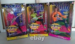 Vintage 1998 complete set of 3 Barbie BEYOND PINK Teresa Christie Doll lot