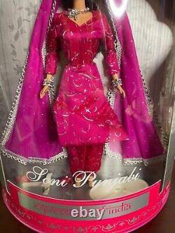 Vintage 2003 Edition Expression of India Soni Punjabi Barbie Collector Doll Mint