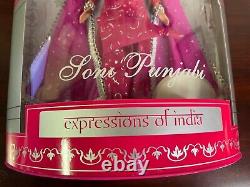 Vintage 2003 Edition Expression of India Soni Punjabi Barbie Collector Doll Mint