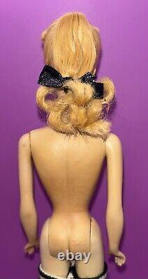 Vintage #3 ORIGINAL Blonde Ponytail Barbie Doll Brown Liner ALL ORIGINAL