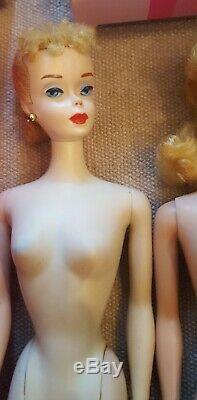 Vintage #3 P. Onytail Barbie doll Lot Plus Others