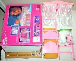 Vintage 3739 Barbie Doll NOS 1991 Barbie Starlight Bed with Lacy Canopy. ! Lot 1