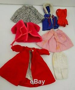 Vintage 60s Mattel Barbie Doll Clothes Lot 39 Pieces Mod Clone Homemade TLC