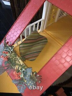 Vintage 70s Barbie Dream House Complete withLots Of Original Furniture Included
