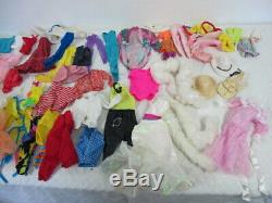 Vintage 80's Barbie Dolls (25) Lot Super Star- Rockers- Ken- Clothes- More